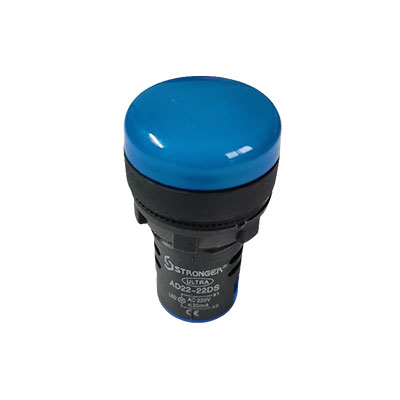 LED Indicator 22.5 mm blue