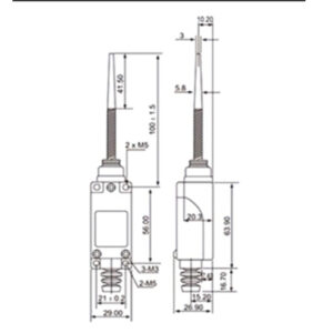 ST-8166H Limit Switch diagram