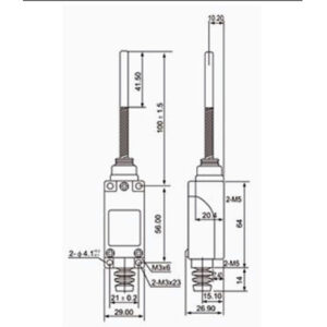 ST-8168H Limit Switch diagram