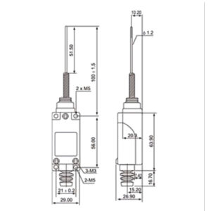 ST-8168H Limit Switch diagram