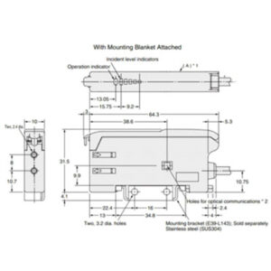 Fibre Optic Sensor and Amplifier diagram