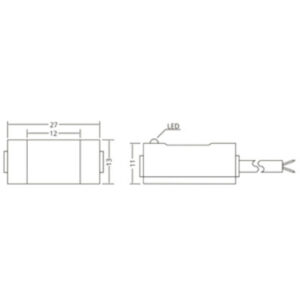 ST-CS1-F Magnetic Sensor diagram