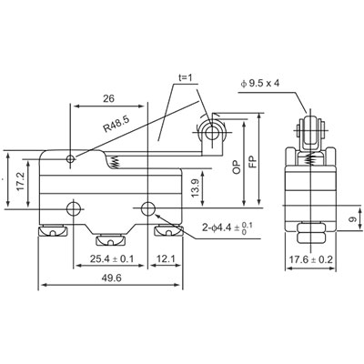 ST-GW-B Micro Switch diagram