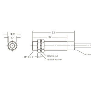 ST-MT-12 Magnetic Sensor diagram