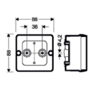 Waterproof Heavy Terminal Junction Box D9025 diagram