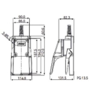 Foot Switch MD4 diagram