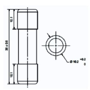 Fuses 10 x 38 diagram